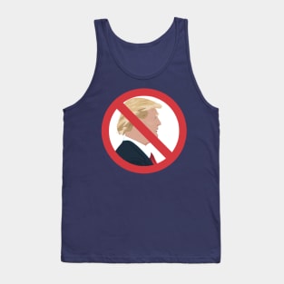 No Trump Sign Tank Top